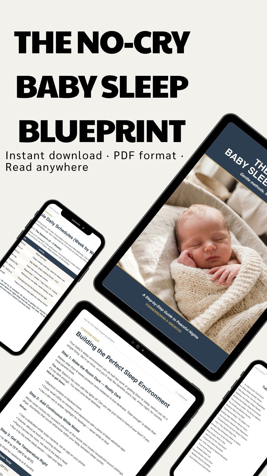 THE NO-CRY BABY SLEEP BLUEPRINT Instant download